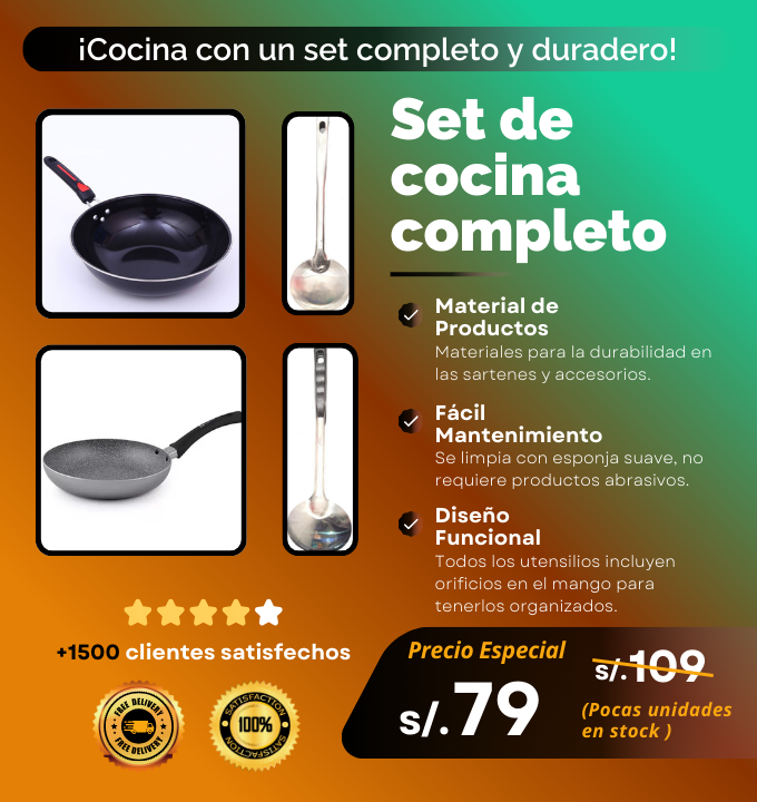 Set de Cocina Completo